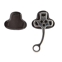 Protections Jump'In pour hackamore 0093 Havane Marron