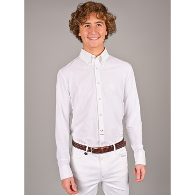 Chemise de concours Jump'In Félix Blanc