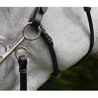 Montants et lanière pour hackamore Jump'In week Noir