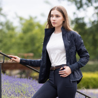 Veste matelassée légère Horze Zoe femme Bleu foncé Veste matelassée légère Horze Zoe femme Bleu foncé