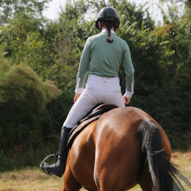 Polo de concours Flags & Cup Isla manches longues Vert