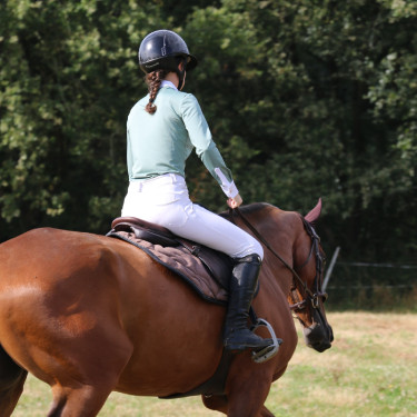 Polo de concours Flags & Cup Isla manches longues Vert