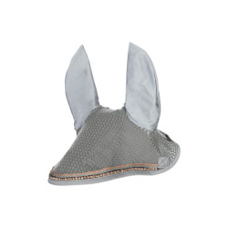 Bonnet anti-mouches Rosegold Glamour Style HKM Gris / or rose