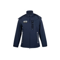 Blouson Softshell HKM homme Derby Bleu foncé