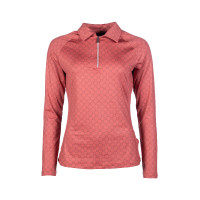 T-Shirt fonctionnel HKM Rosewood Allover Print Rouille