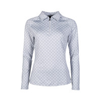 T-Shirt fonctionnel HKM Rosewood Allover Print Gris clair