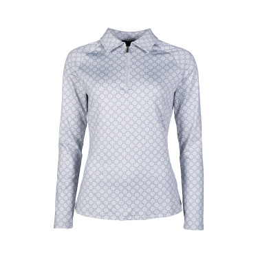 T-Shirt fonctionnel HKM Rosewood Allover Print Gris clair