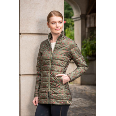 Veste matelassée HKM Edinburgh Vert olive