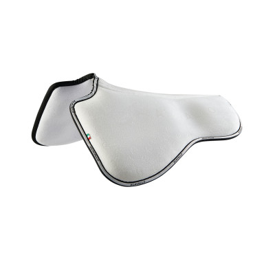 Amortisseur mémoire de forme avec grip en silicone et fibre de bambou Acavallo Blanc
