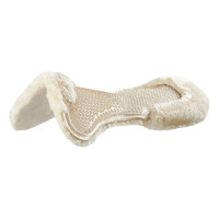 Amortisseur en gel réhausse avant complète en laine de mouton Acavallo Transparent / naturel Amortisseur en gel réhausse avant complète en laine de mouton Acavallo Transparent / naturel