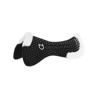 Amortisseur en laine écologique respirant avec grip Equestro Amortisseur en laine écologique respirant avec grip Equestro