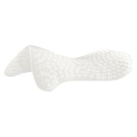 Amortisseur massant en gel réhausse avant et arrière Acavallo Transparent