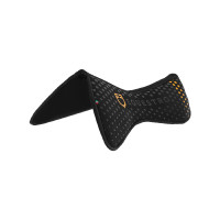 Amortisseur mémoire de forme avec grip en silicone et logo Equestro Noir