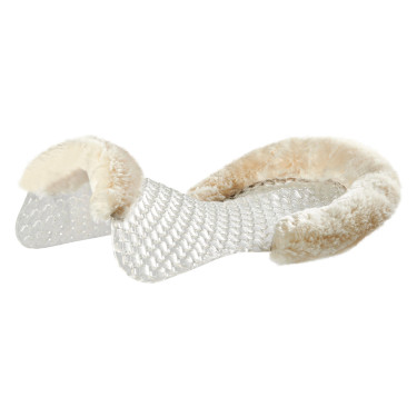 Amortisseur respirant en gel avec découpe en laine de mouton Acavallo Amortisseur respirant en gel avec découpe en laine de mouton Acavallo