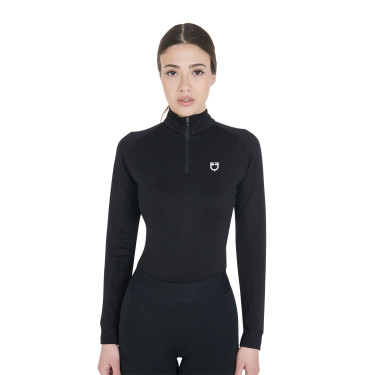 Base layer ajusté manches longues femme en tissu technique Equestro Base layer ajusté manches longues femme en tissu technique Equestro