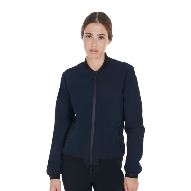 Blouson femme en tissu technique Equestro Blouson femme en tissu technique Equestro