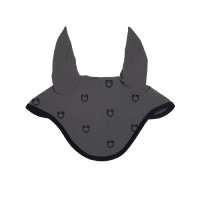 Bonnet anti-mouches logo multicolore Black Line Edition Equestro Rose orchidée