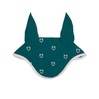Bonnet anti-mouches logo multicolore White Line Edition Equestro Rose orchidée