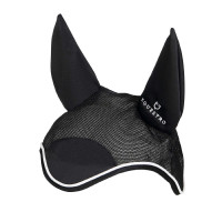Bonnet anti-mouches en coton antibactérien Equestro Gris / rouge