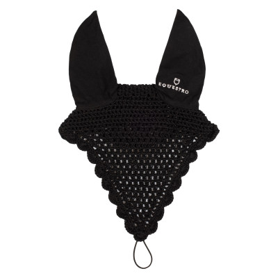 Bonnet anti-mouches en coton avec attache au licol Equestro