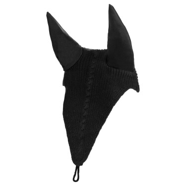 Bonnet anti-mouches en maille avec attache à la muserolle Equestro Bonnet anti-mouches en maille avec attache à la muserolle Equestro