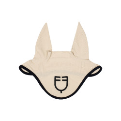 Bonnet anti-mouches en tissu perforé avec logo Black Line Edition Equestro