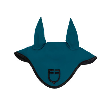 Bonnet anti-mouches en tissu technique avec logo GP Equestro Bonnet anti-mouches en tissu technique avec logo GP Equestro