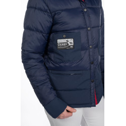 Blouson matelassé HKM Derby Unisex Bleu foncé