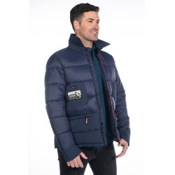 Blouson matelassé HKM Derby Unisex Bleu foncé