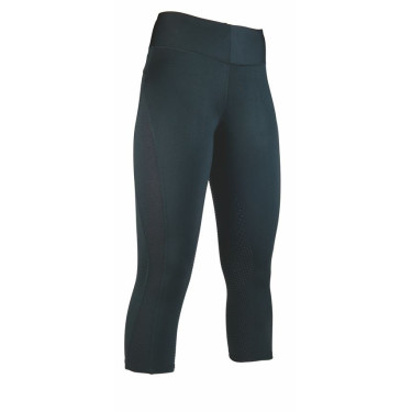 Legging 3/4 Mesh Style fond silicone HKM Legging 3/4 Mesh Style fond silicone HKM