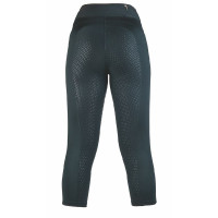 Legging 3/4 Mesh Style fond silicone HKM Noir