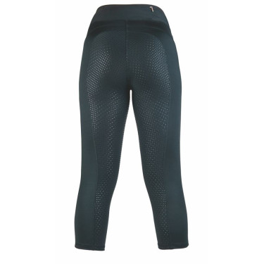 Legging 3/4 Mesh Style fond silicone HKM Legging 3/4 Mesh Style fond silicone HKM