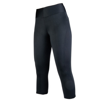Legging 3/4 Mesh Style fond silicone HKM Legging 3/4 Mesh Style fond silicone HKM