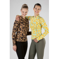 T-shirt Clolour Breeze manches longues HKM Milky orange Bleu