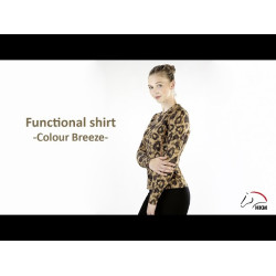 T-shirt Clolour Breeze manches longues HKM Naturel Marron