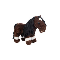 Peluche HKM Cuddle Pony Marron foncé