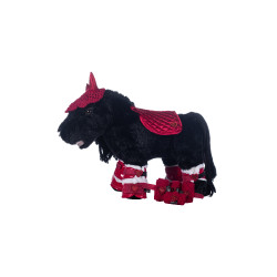 Set d'équitation Cuddle Pony HKM Rouge Set d'équitation Cuddle Pony HKM Rouge