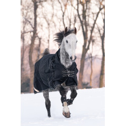 Couverture highneck Innsbruck 100g HKM Noir Couverture highneck Innsbruck 100g HKM Noir