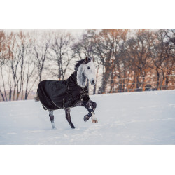 Couverture highneck Innsbruck 100g HKM Noir Couverture highneck Innsbruck 100g HKM Noir