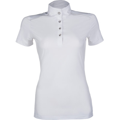 Polo de concours Premium HKM Blanc