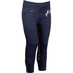 Legging HKM Pink Pony basanes silicone Bleu foncé
