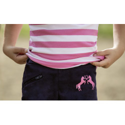 Legging HKM Pink Pony basanes silicone Bleu foncé