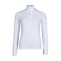 T-shirt fonctionnel Hunter manches longues HKM Blanc