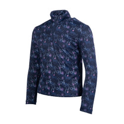 T-shirt technique HKM Bria manches longues Bleu foncé T-shirt technique HKM Bria manches longues Bleu foncé