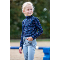 T-shirt technique HKM Bria manches longues Bleu foncé T-shirt technique HKM Bria manches longues Bleu foncé