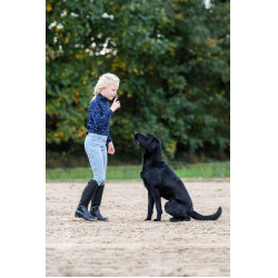 T-shirt technique HKM Bria manches longues Bleu foncé T-shirt technique HKM Bria manches longues Bleu foncé