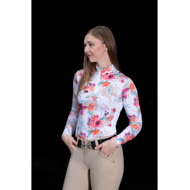 T-shirt technique HKM Flower manches longues T-shirt technique HKM Flower manches longues