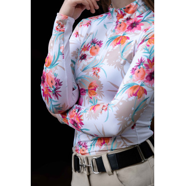 T-shirt technique HKM Flower manches longues T-shirt technique HKM Flower manches longues