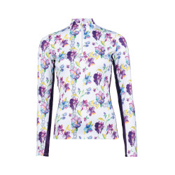 T-shirt  fonctionnel Lilac Flower HKM Blanc / violet