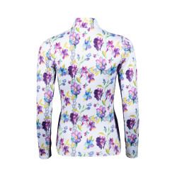 T-shirt  fonctionnel Lilac Flower HKM Blanc / violet